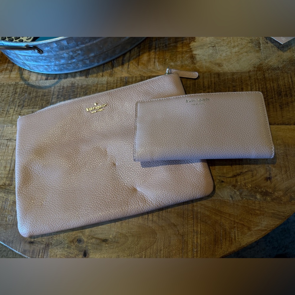 Kate spade clutch purse and wallet
